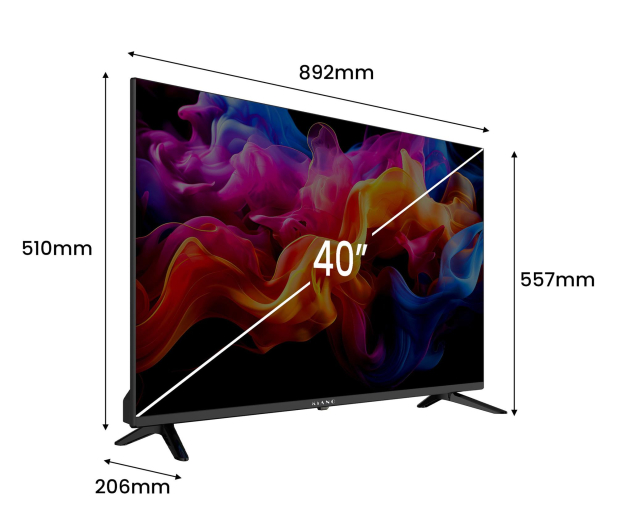 Telewizor Kiano Elegance 40" Smart TV VIDAA Netflix. HBO, Prime - 1373224 - zdjęcie 7
